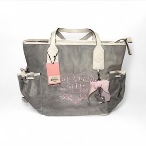 Juicy Couture Gray Royalty Tote Bag